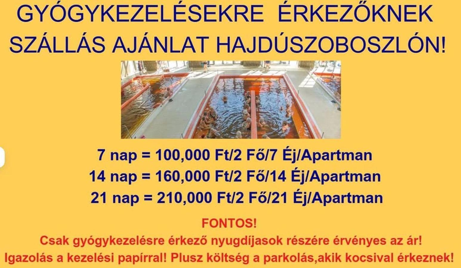 TILLA Stúdió Apartman Hajdúszoboszló Exterior foto