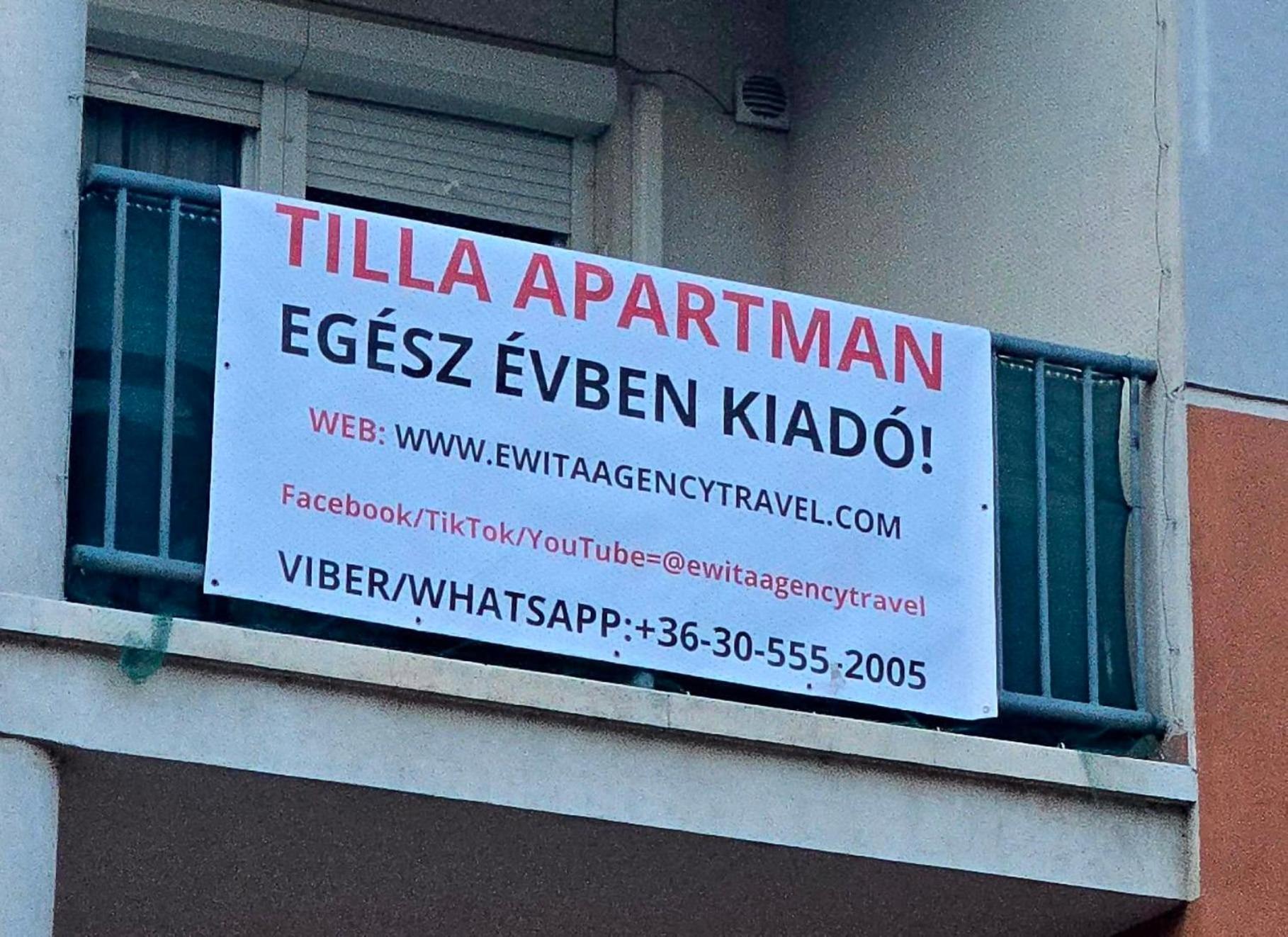 TILLA Stúdió Apartman Hajdúszoboszló Exterior foto